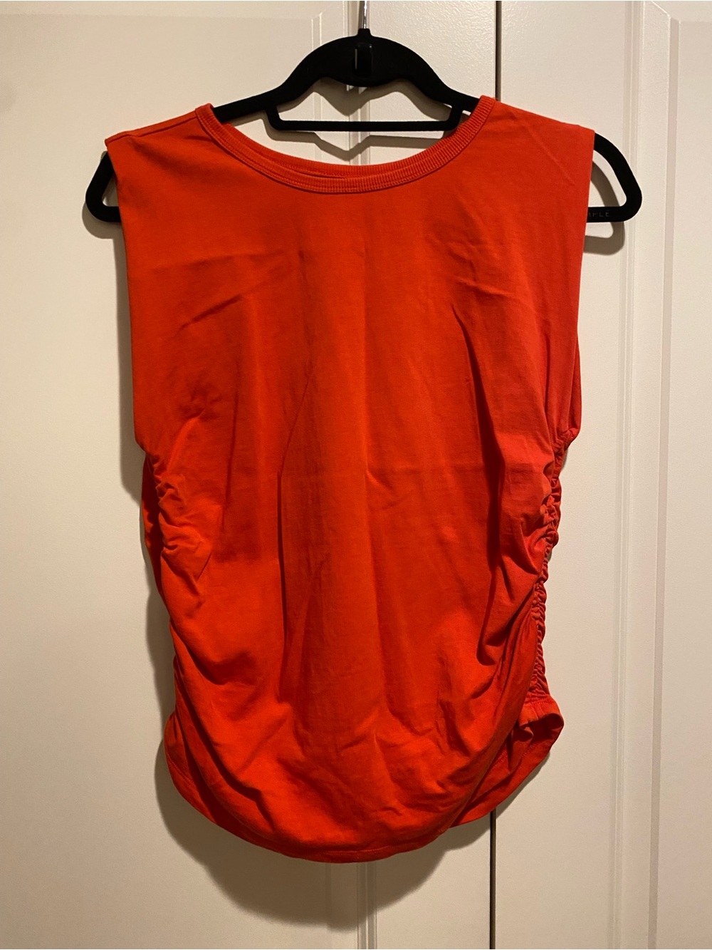 LOFT Sleeveless Ruched Side Tank Top